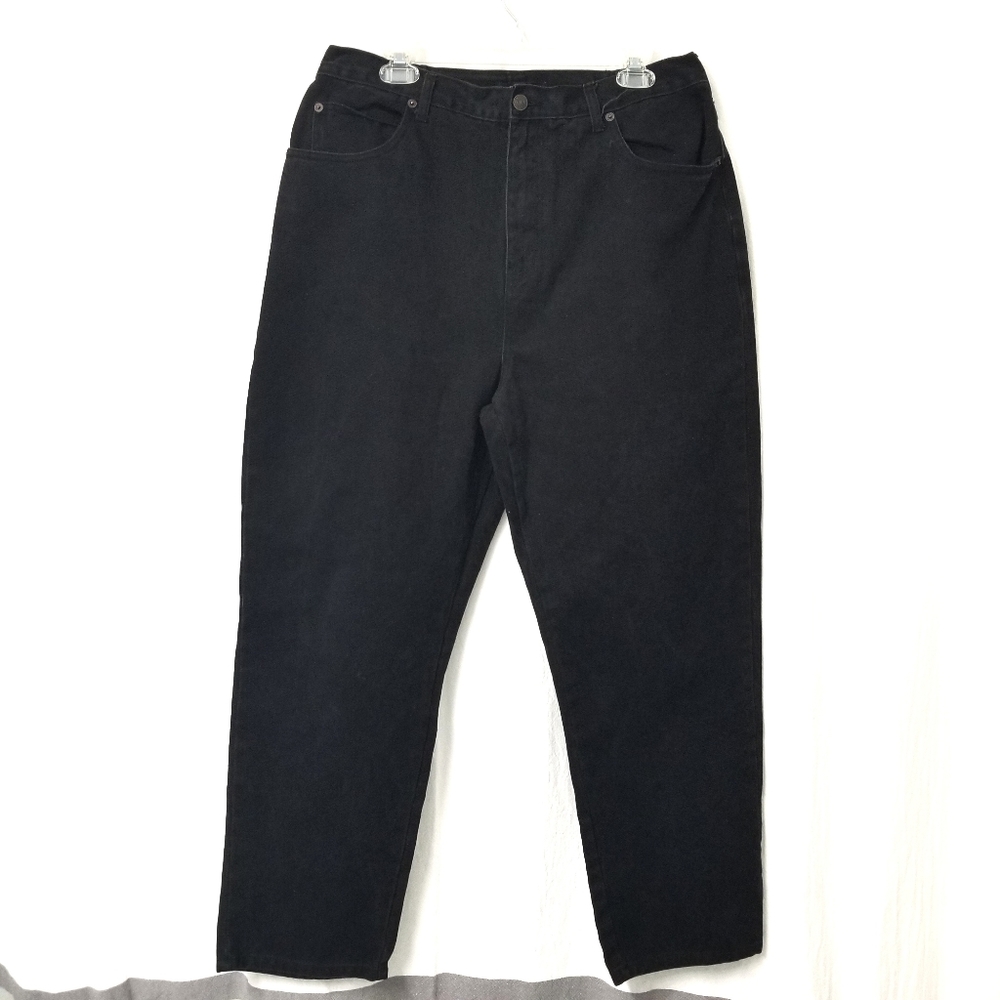 Vintage Bill Blass plus size black jeans